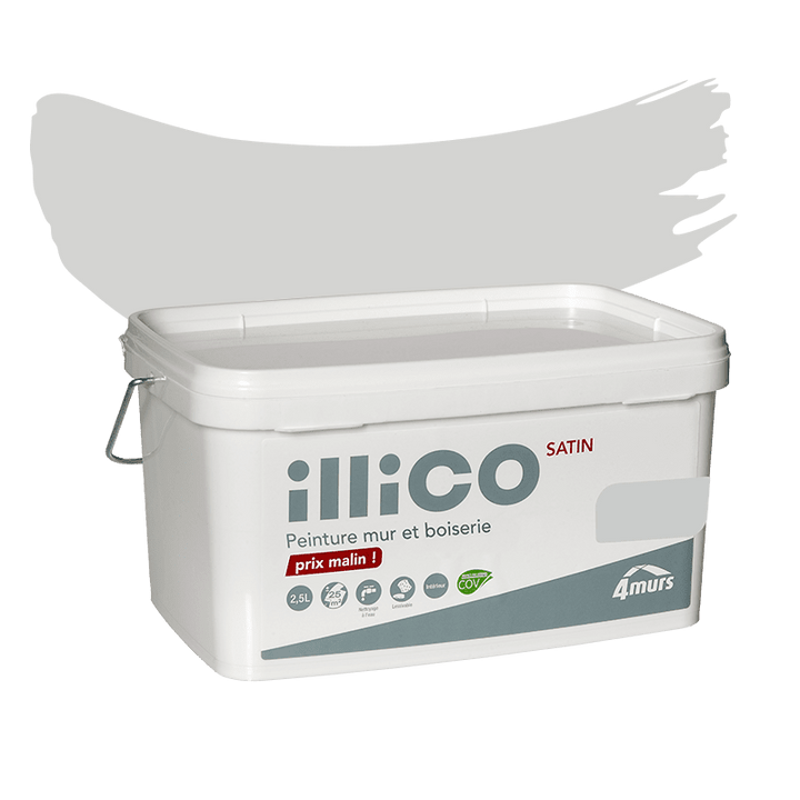 ILLICO Peinture Illico Gris urbain Satiné 2,5L