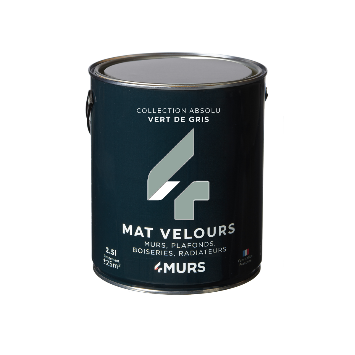ABSOLU Peinture Absolu Vert de gris Mat 2,5L