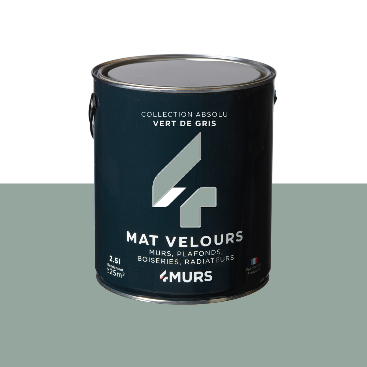 ABSOLU Peinture Absolu Vert de gris Mat 2,5L