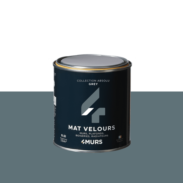 Absolu Peinture Finition Peinture grey Mat 0,5 L