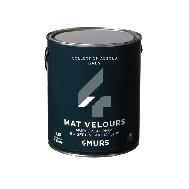 Absolu Peinture Multi-supports Peinture grey 2,5 L