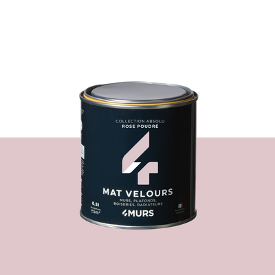 ABSOLU Peinture Absolu Rose poudré Mat 0,5L