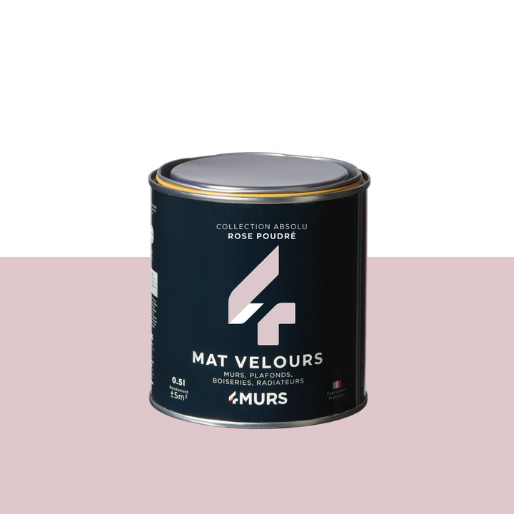 ABSOLU Peinture Absolu Rose poudré Mat 0,5L