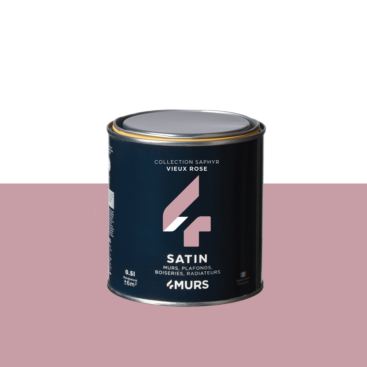 SAPHYR Peinture Saphyr Vieux rose Satiné 0,5L