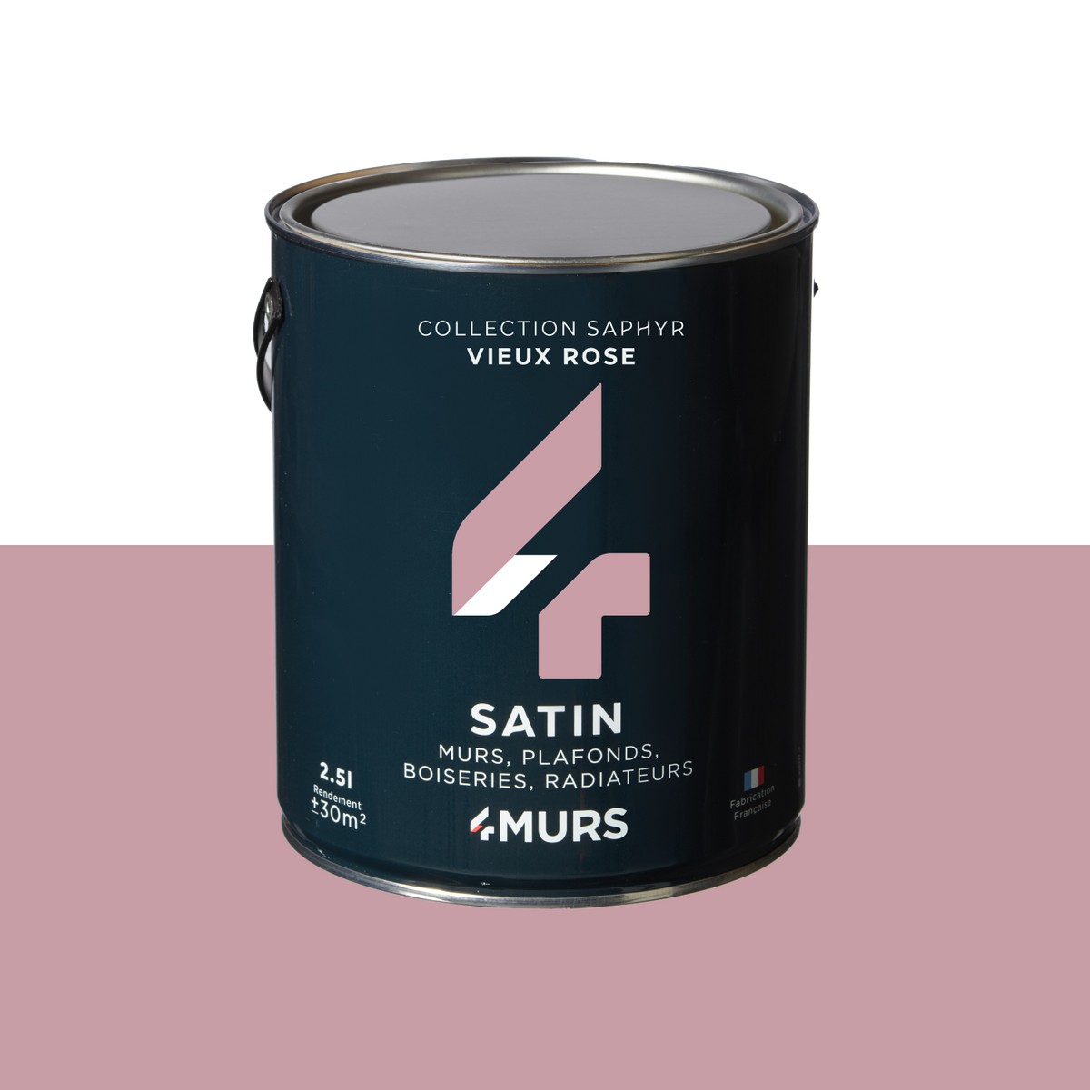 SAPHYR Peinture Saphyr Vieux rose Satiné 2,5L