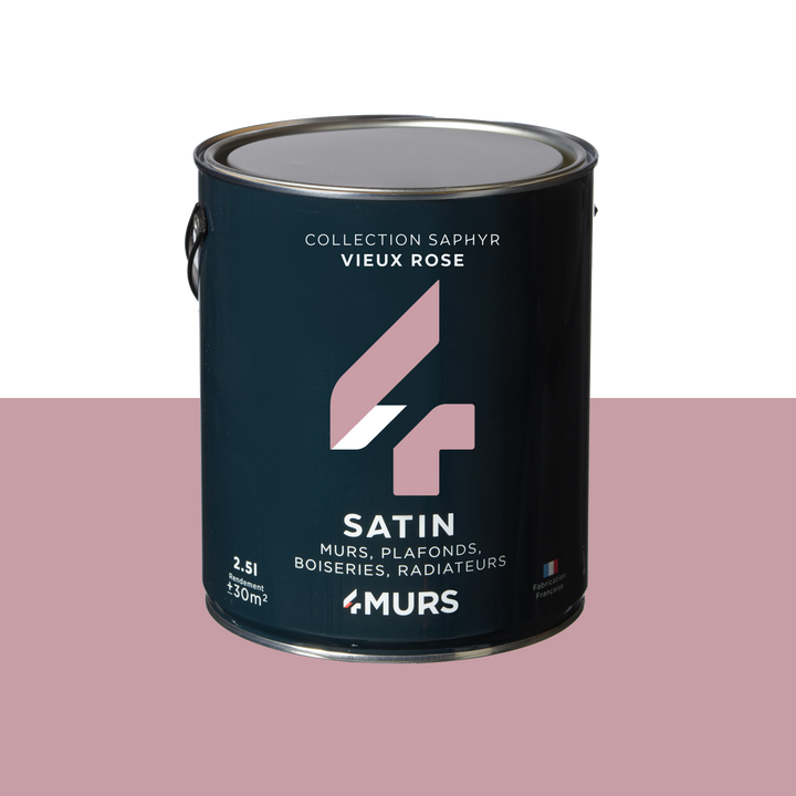SAPHYR Peinture Saphyr Vieux rose Satiné 2,5L