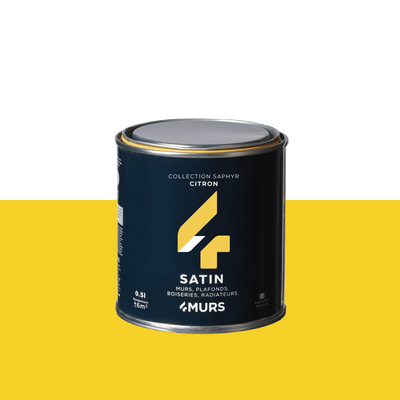 SAPHYR Peinture Saphyr Citron Satiné 0,5L