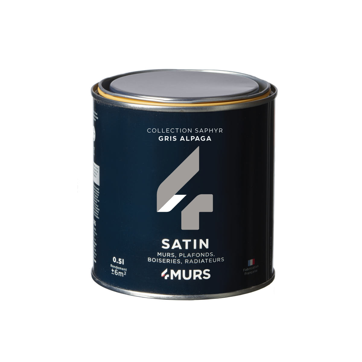 SAPHYR Peinture Saphyr Gris alpaga Satiné 0,5L
