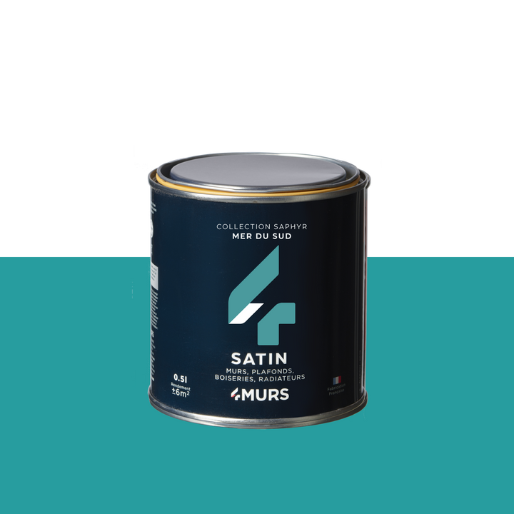 SAPHYR Peinture Saphyr Mer du sud Satiné 0,5L