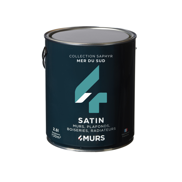 Saphyr Peinture Multi-supports Peinture mer du Sud Satiné