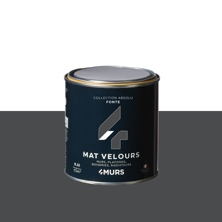 ABSOLU Peinture Absolu Fonte Mat 0,5L