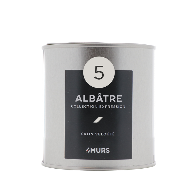 Expression Peinture Finition Peinture blanc albâtre Satiné 0,5 L