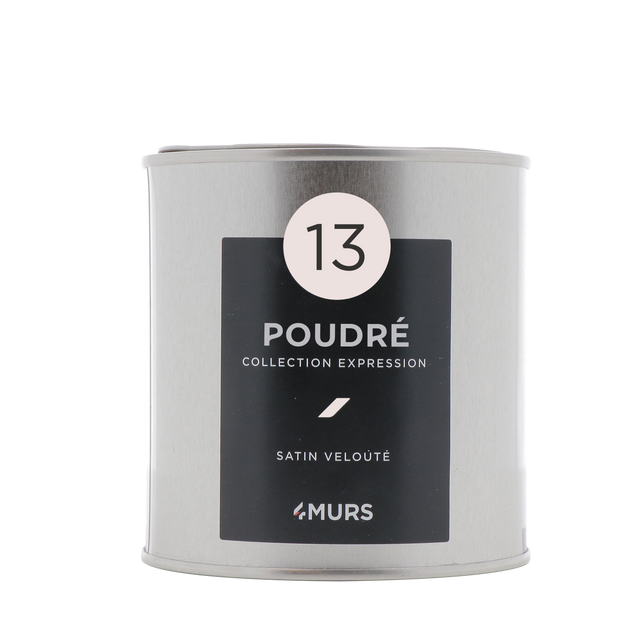 Expression Peinture Finition Peinture blanc poudré Satiné 0,5 L