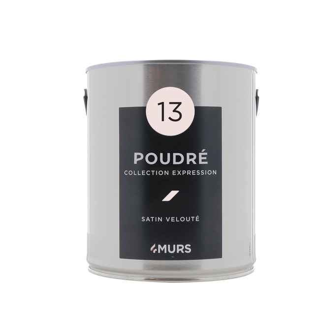 Expression Peinture Multi-supports Peinture blanc poudré Satiné
