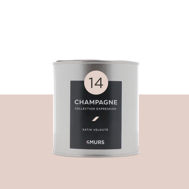 Expression Peinture Finition Peinture pink champagne Satiné 0,5 L