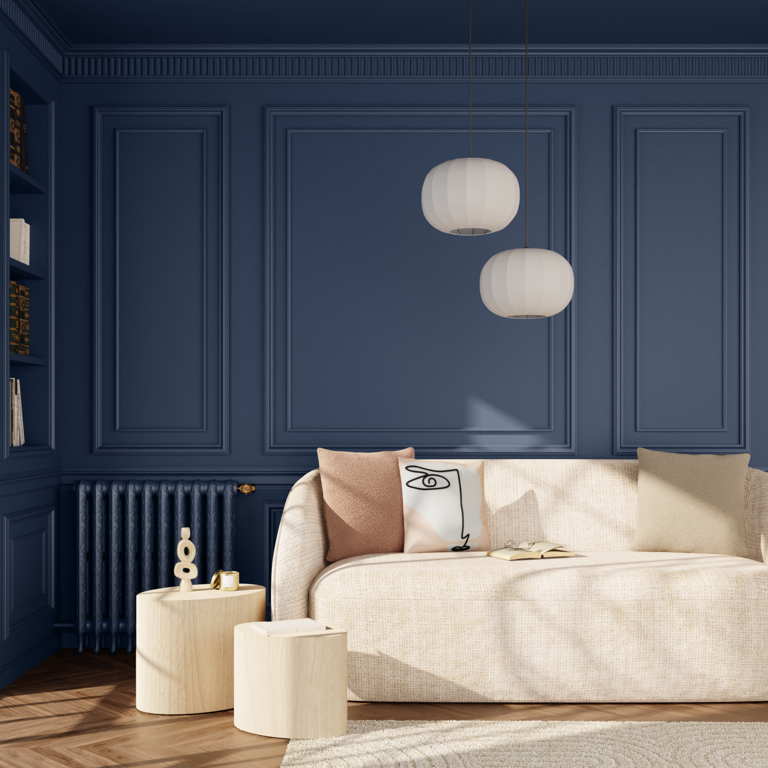 Expression Peinture Multi-supports Peinture bleu minuit Satiné