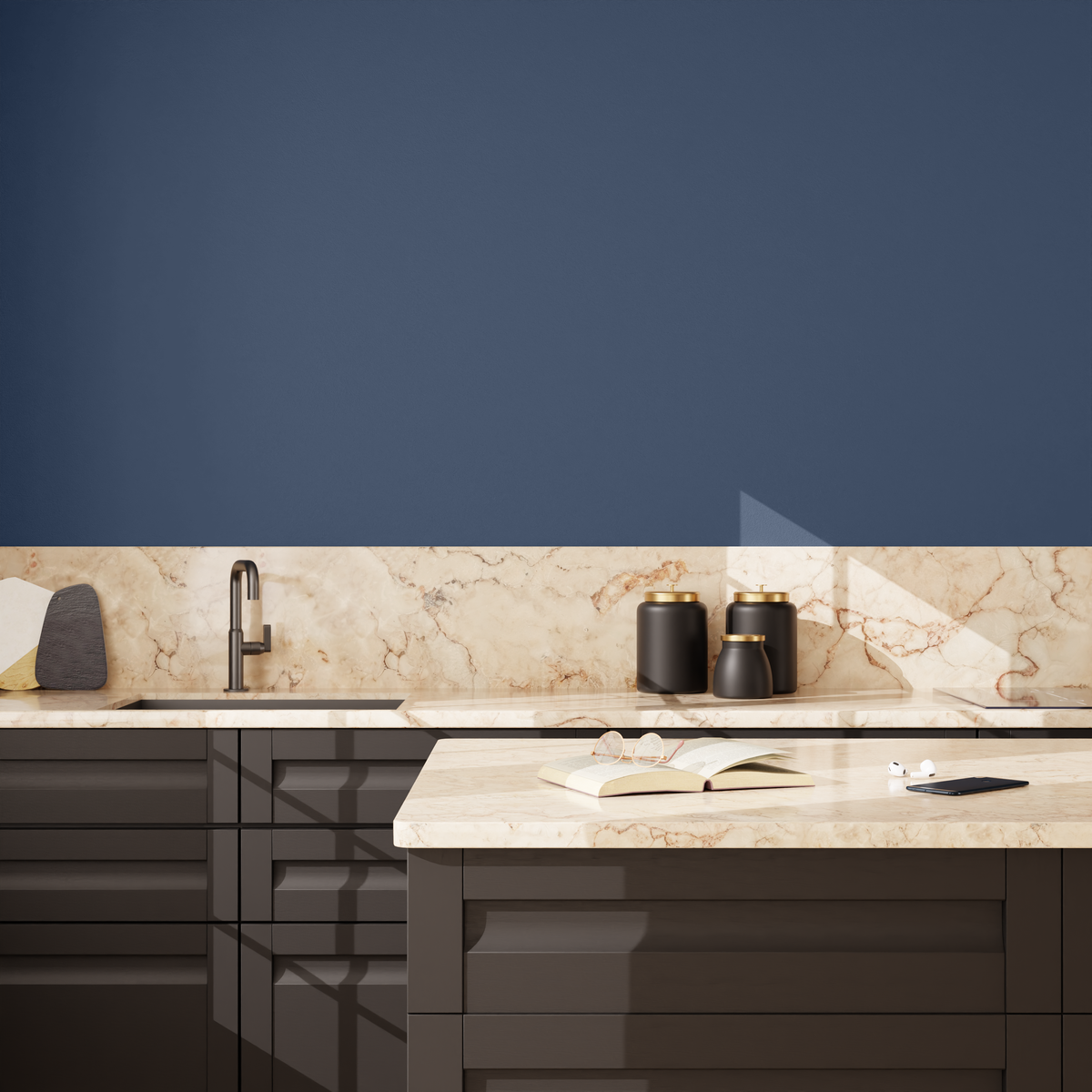 EXPRESSION Peinture Expression Bleu minuit Satiné 2,5L