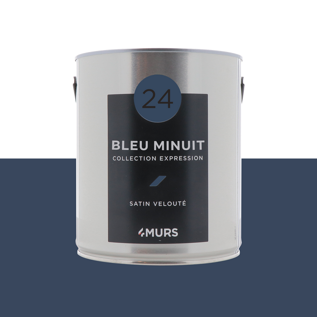 Expression Peinture Multi-supports Peinture bleu minuit Satiné