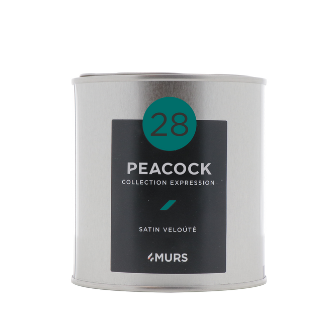 Expression Peinture Finition Peinture peacock Satiné 0,5 L