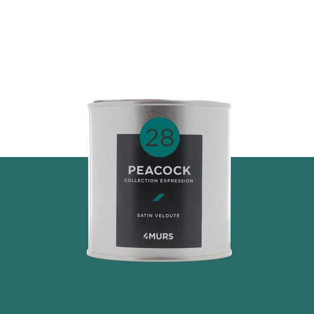 Expression Peinture Finition Peinture peacock Satiné 0,5 L