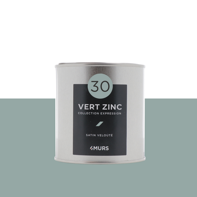 Expression Peinture Finition Peinture vert zinc Satiné 0,5 L
