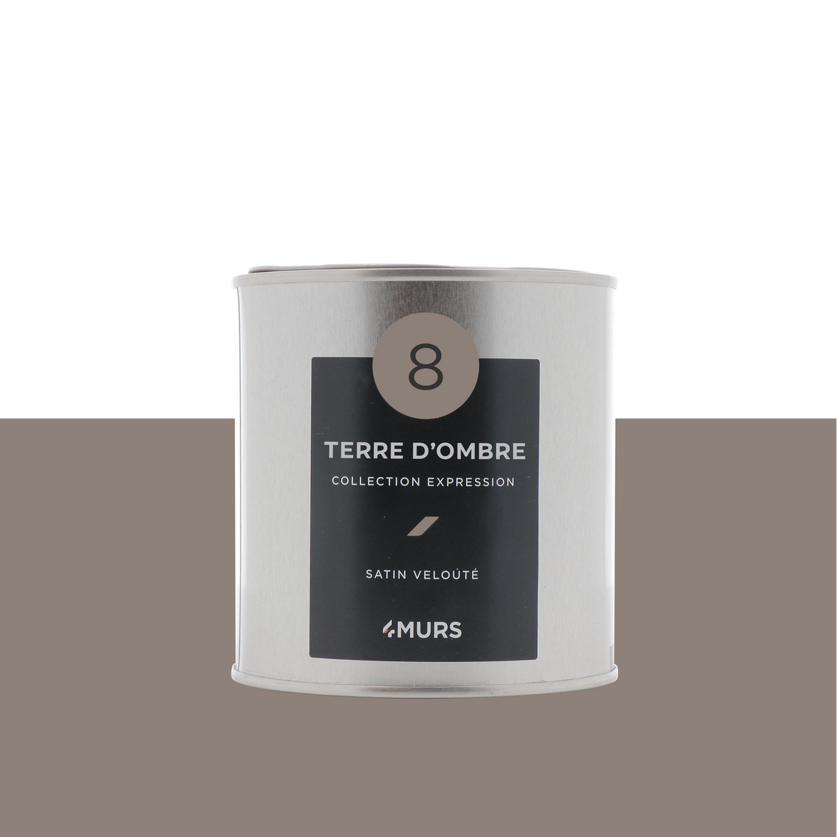 EXPRESSION Peinture Expression Terre d'ombre Satiné 0,5L