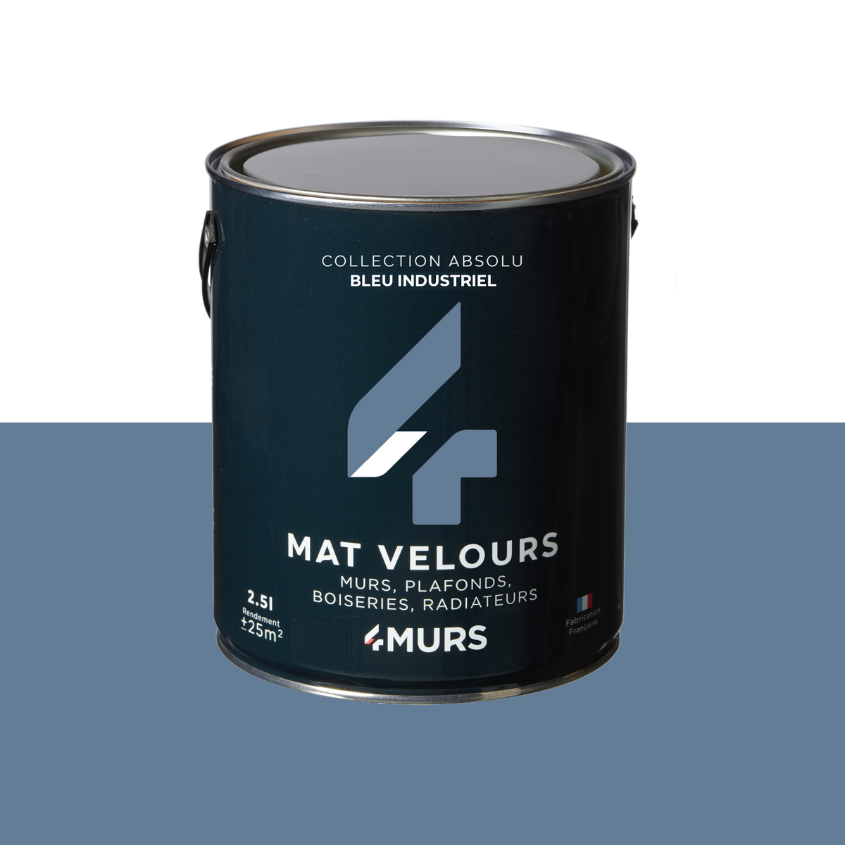 ABSOLU Peinture Absolu Bleu industriel Mat 2,5L