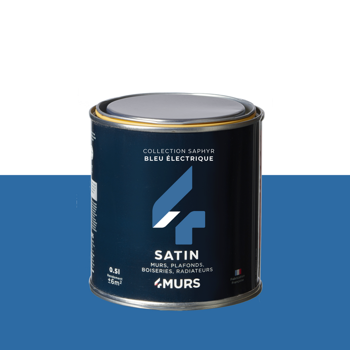 SAPHYR Peinture Saphyr Bleu électrique Satiné 0,5L