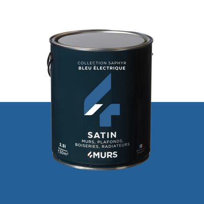 SAPHYR Peinture Saphyr Bleu électrique Satiné 2,5L