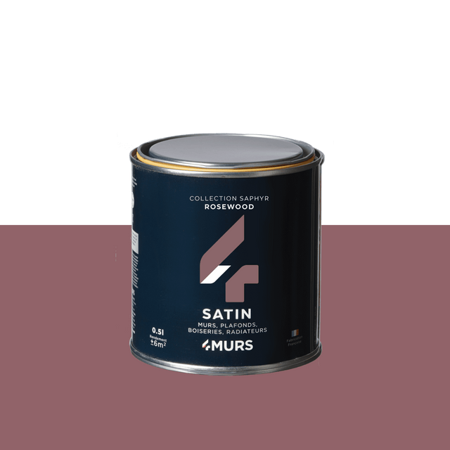 Saphyr Peinture Finition Peinture rosewood Satiné 0,5 L