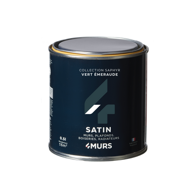 SAPHYR Peinture Saphyr Vert émeraude Satiné 0,5L