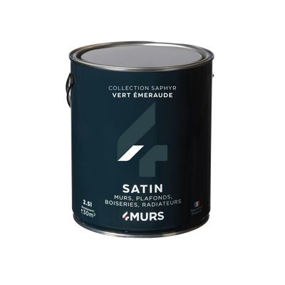 SAPHYR Peinture Saphyr Vert émeraude Satiné 2,5L