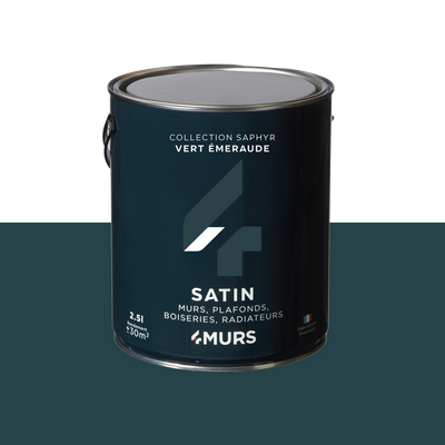SAPHYR Peinture Saphyr Vert émeraude Satiné 2,5L