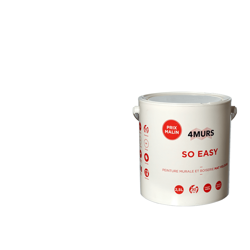 SO EASY Peinture So easy Blanc Mat  2,5L