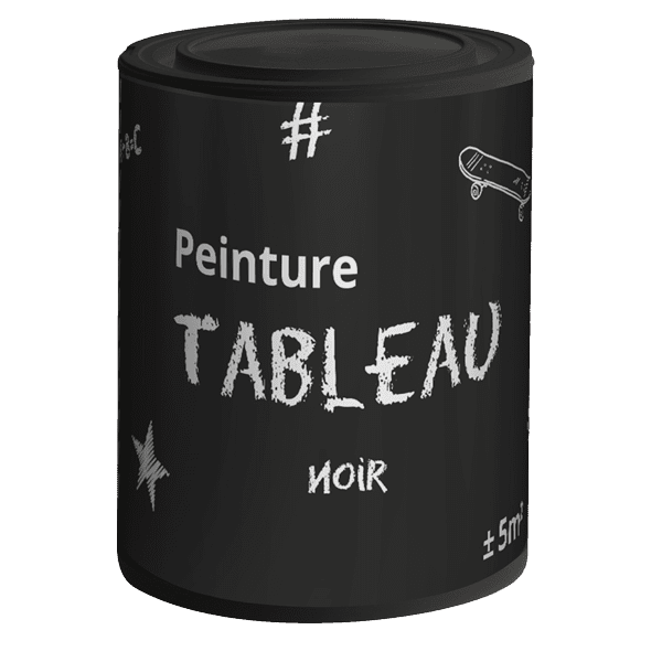 ID DÉCORATIVES Peinture Tableau craie Noir Mat 0,5L