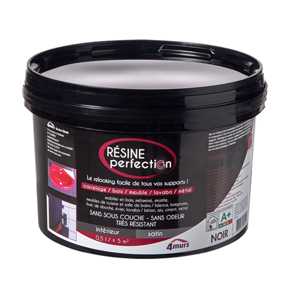 Résine perfection Peinture Rénovation RÉSINE Peinture bleu paon Satiné 0,5 L