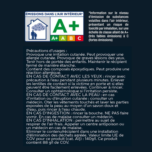 Résine perfection Peinture Rénovation RÉSINE Peinture bleu paon Satiné 0,5 L