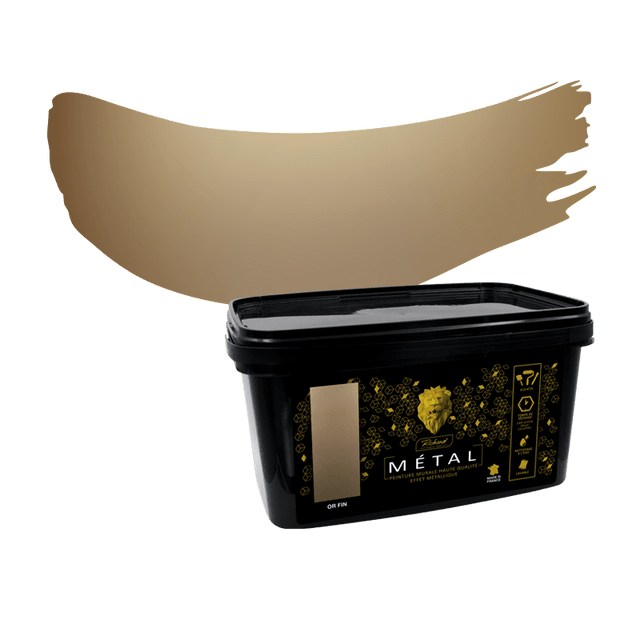 Richard Peinture METAL Peinture or fin Satiné 2 L