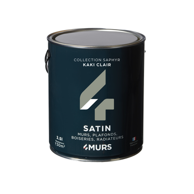 SAPHYR Peinture Saphyr Kaki clair Satiné 2,5L