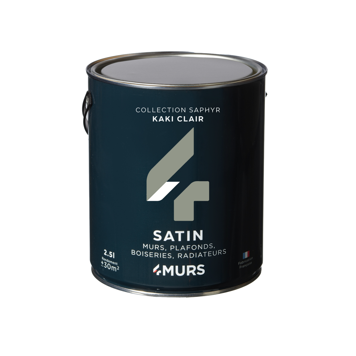 SAPHYR Peinture Saphyr Kaki clair Satiné 2,5L