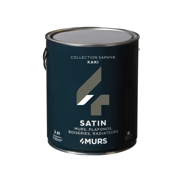 Saphyr Peinture Multi-supports Peinture kaki Satiné