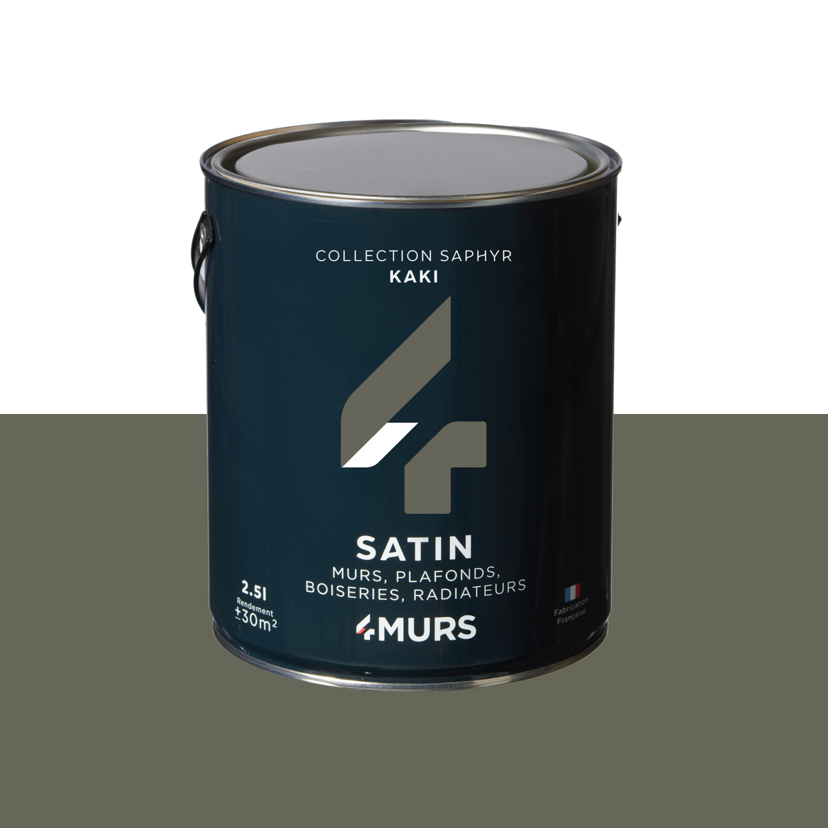 SAPHYR Peinture Saphyr Kaki Satiné 2,5L