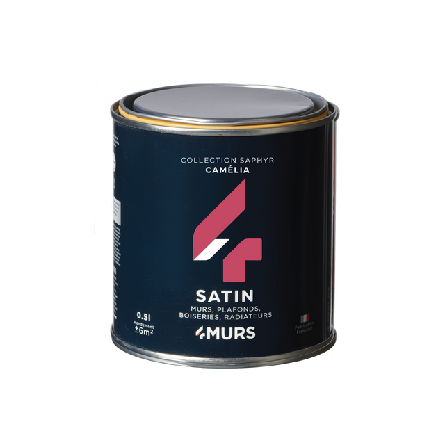 Saphyr Peinture Finition Peinture camelia Satiné 0,5 L