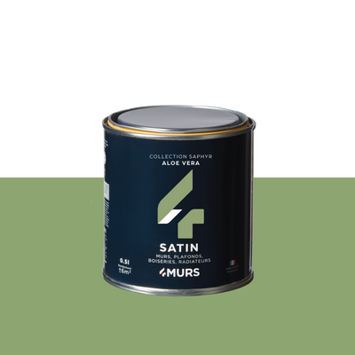 SAPHYR Peinture Saphyr Aloe vera Satiné 0,5L