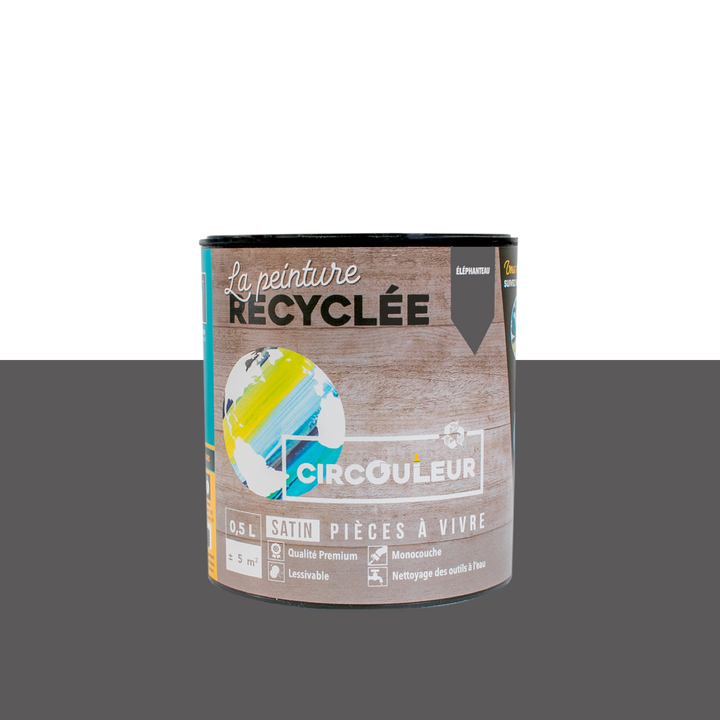 CIRCOULEUR Peinture Circouleur Éléphanteau Satiné 0,5L