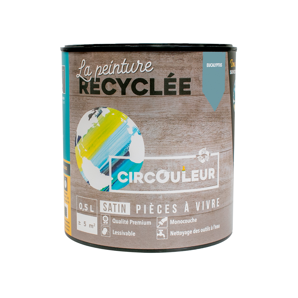 CIRCOULEUR Peinture Circouleur Eucalyptus Satiné 0,5L