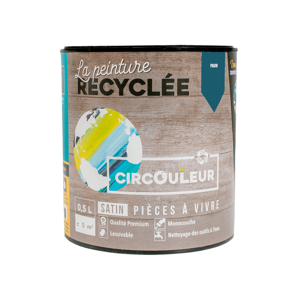 CIRCOULEUR Peinture Circouleur Paon Satiné 0,5L