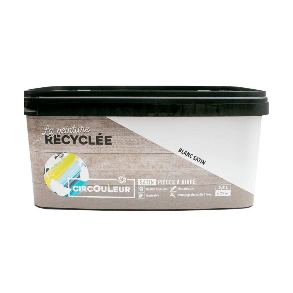 CIRCOULEUR Peinture Circouleur Blanc Satiné 2,5L