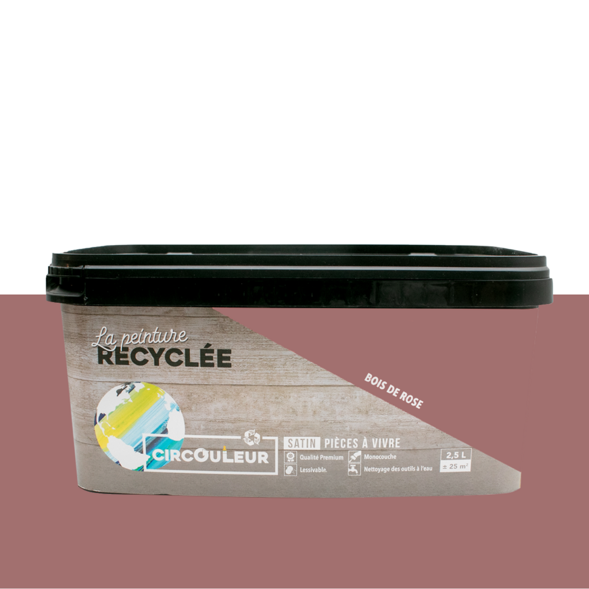 CIRCOULEUR Peinture Circouleur Bois de rose Satiné 2,5L