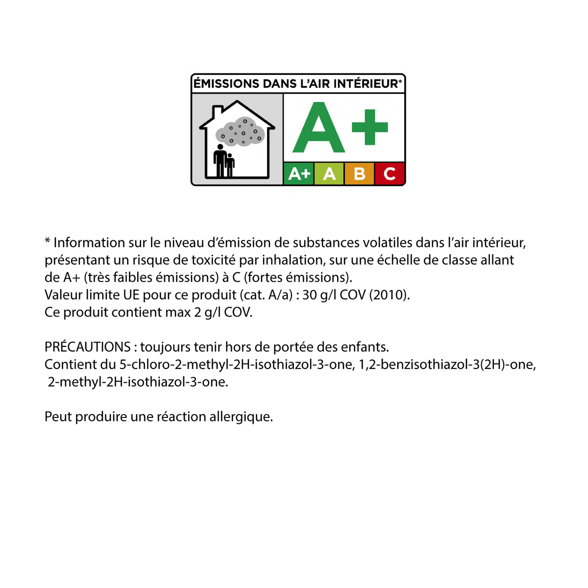 CIRCOULEUR Peinture Circouleur Eucalyptus Satiné 2,5L